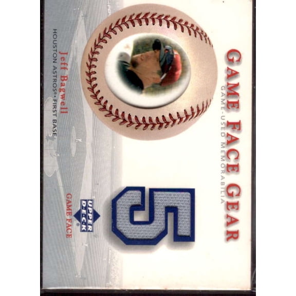 Jeff Bagwell Card 2003 Upper Deck Game Face Gear #JB