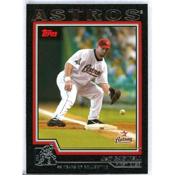 Jeff Bagwell Card 2004 Topps Black #438