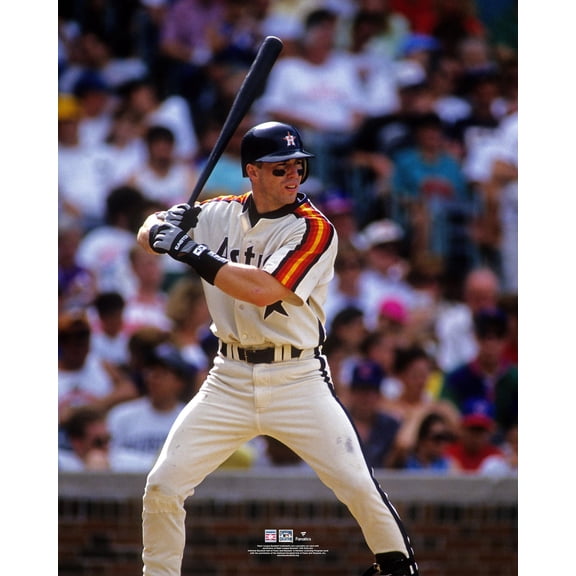 Jeff Bagwell Houston Astros Unsigned Prepares to Bat Photograph