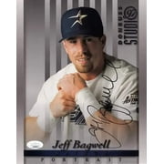 Jeff Bagwell autographed Houston Astros 1997 Studio 8x10 photo card JSA