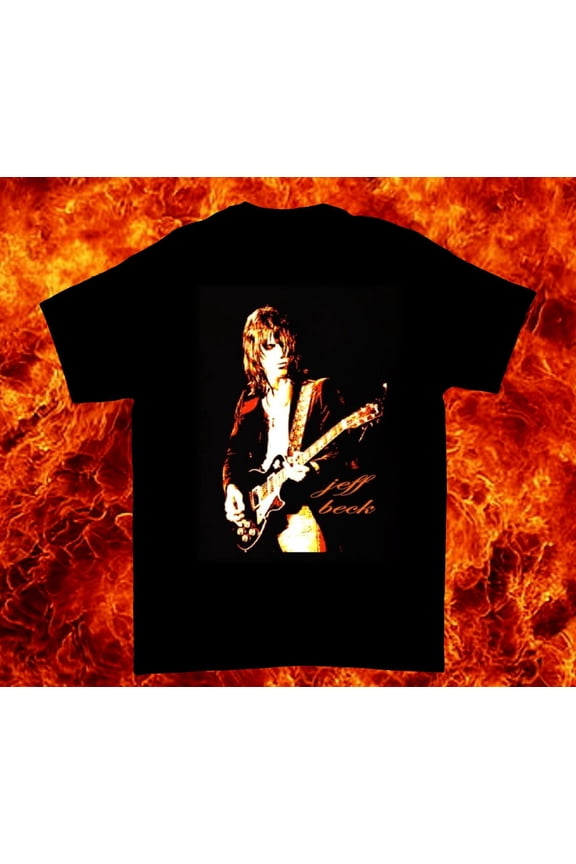 Jeff Beck Guitar God rock Black All size T-Shirt