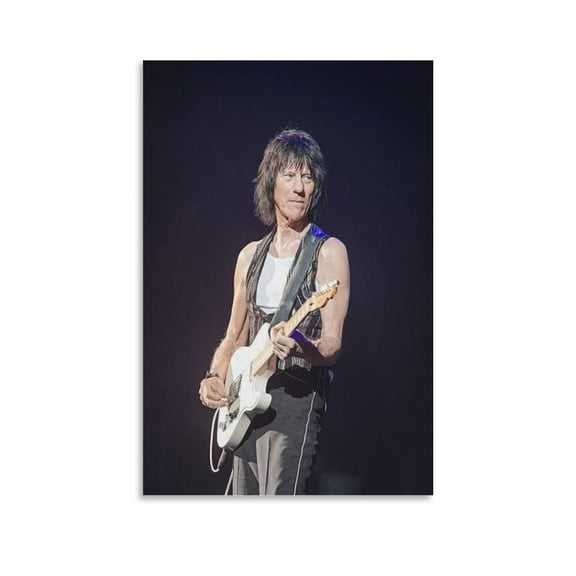 Jeff Beck Poster 1 Wall Art Poster Gifts Bedroom Prints Home Decor Hanging Picture Canvas Painting Posters 08x12inch(20x30cm)
