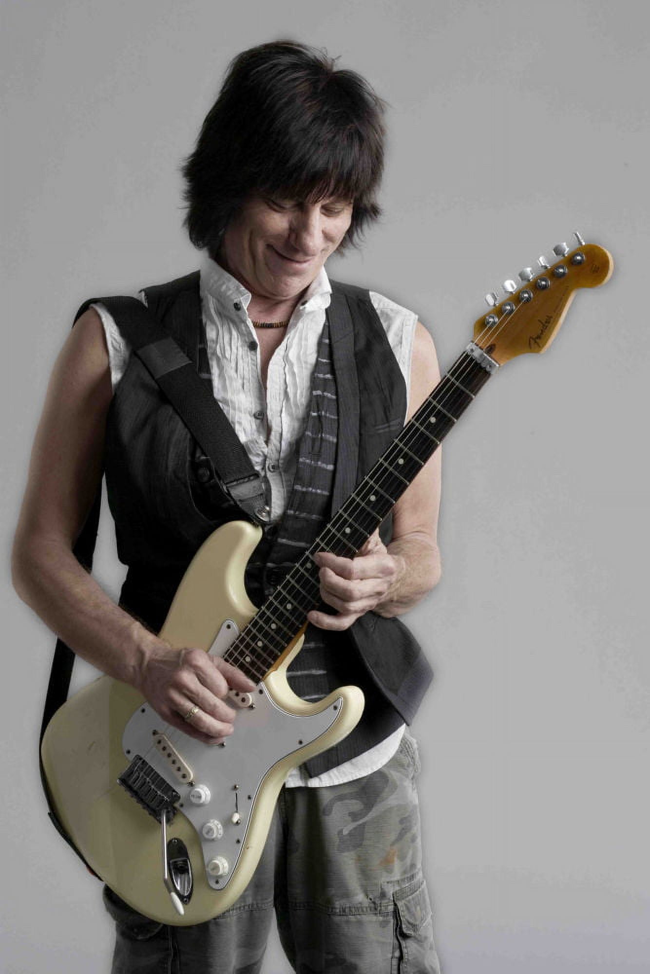 Jeff Beck Poster Metal Sign 8inx 12in Art Print on Metal 8x12 Multi