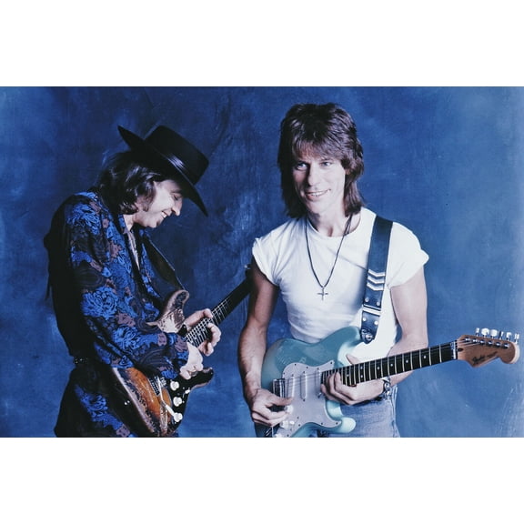 Jeff Beck/Stevie Ray Vaughn 24x36 inch rolled poster