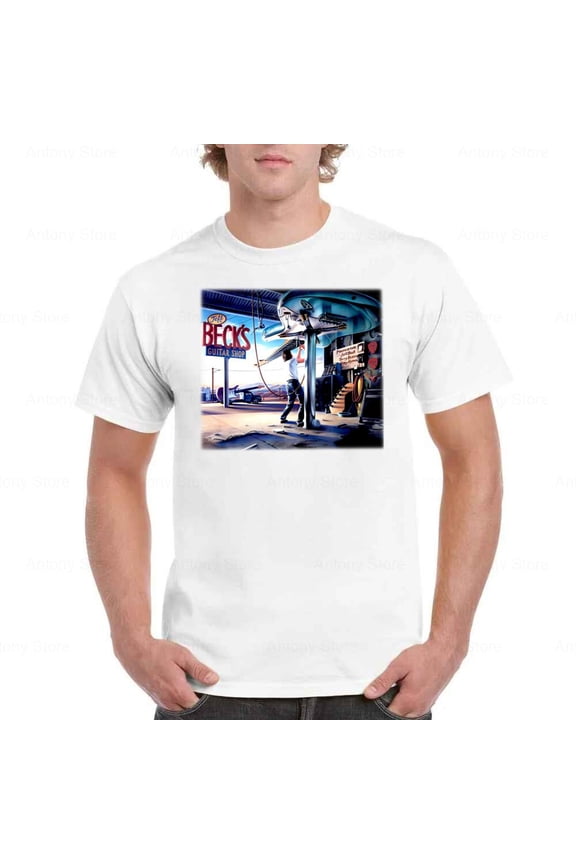 Jeff Beck Vintage Guitar Legend Rock Concert Tour Merch T-shirt up to size 5XL.