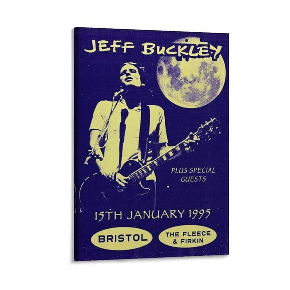 Jeff Buckley 1995 Canvas Poster Bedroom Decoration Landscape Office Valentine's Birthday Gift
