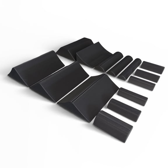 Jeff Did It - Micro RC Buggy / Truck Jumps, Ramps & Whoops Set Black - Perfect for Team Losi Micro Series, RC28s and Micro RCs - Made in the USA