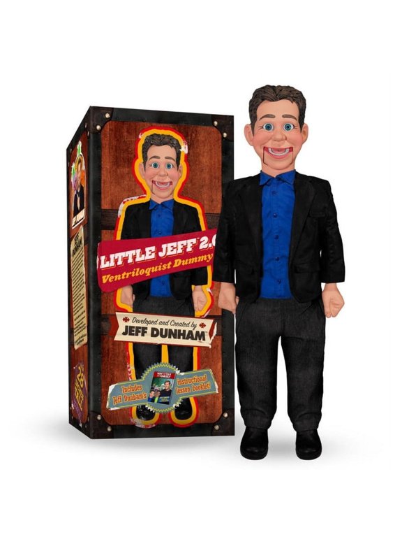 - 22" Little Jeff 2.0 Ventriloquist Dummy | Perfect Puppet Gift for Performing and Collection