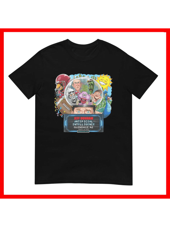 Jeff Dunham Glendale AZ 2026 Tour Graphic Unisex T-Shirt Size S-5XL