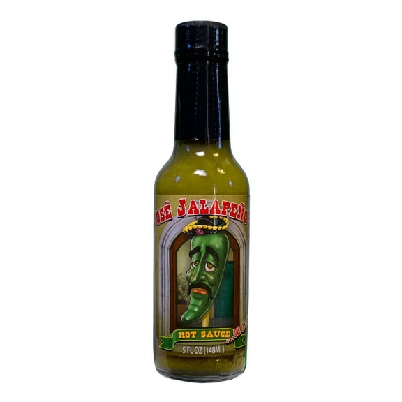 Jeff Dunham - Jose Jalapeno... On a Steek! Hot Sauce | Jalapeno and Habanero Peppers (5 fl oz)