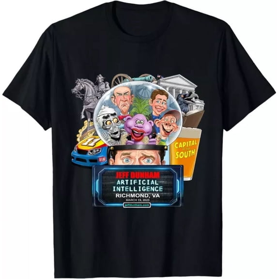 Jeff Dunham Richmond, Va (2025) Unisex S-5Xl T-Shirt