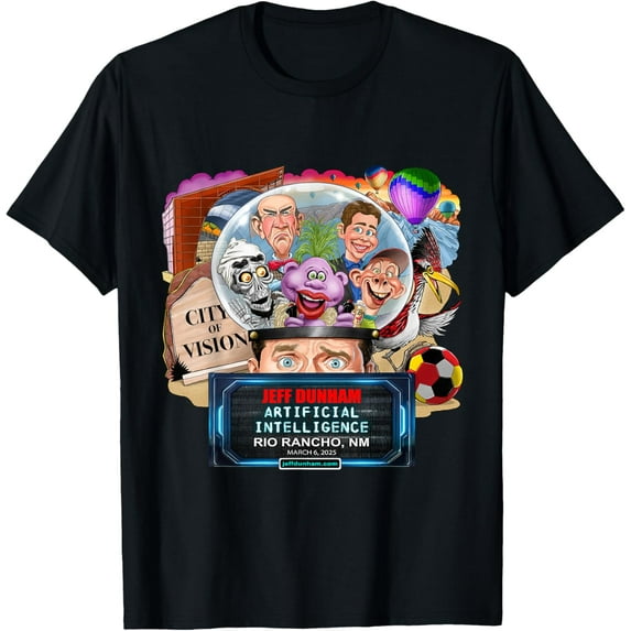 Jeff Dunham Rio Rancho, Nm (2025) T-Shirt Unisex S-5XL Hot Trending Shirt, Vintage Birthday Gift
