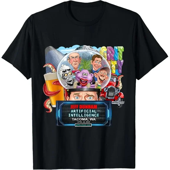 Jeff Dunham Tacoma, Wa (2025) Unisex S-5Xl T-Shirt