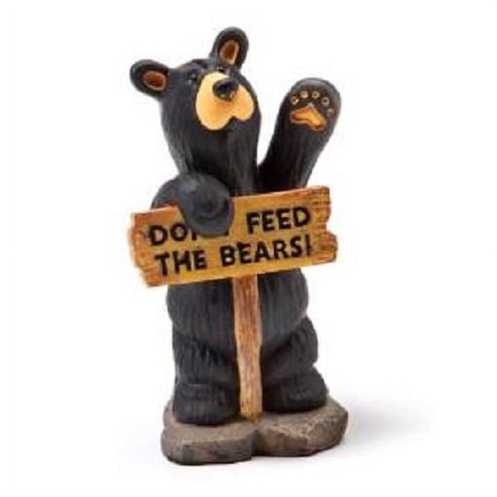 DEMDACO Bearfoots Honey Tree Black Bear Figurine - Hand-cast Resin Sculpture, 9 X 3 Inches, By Jeff Fleming