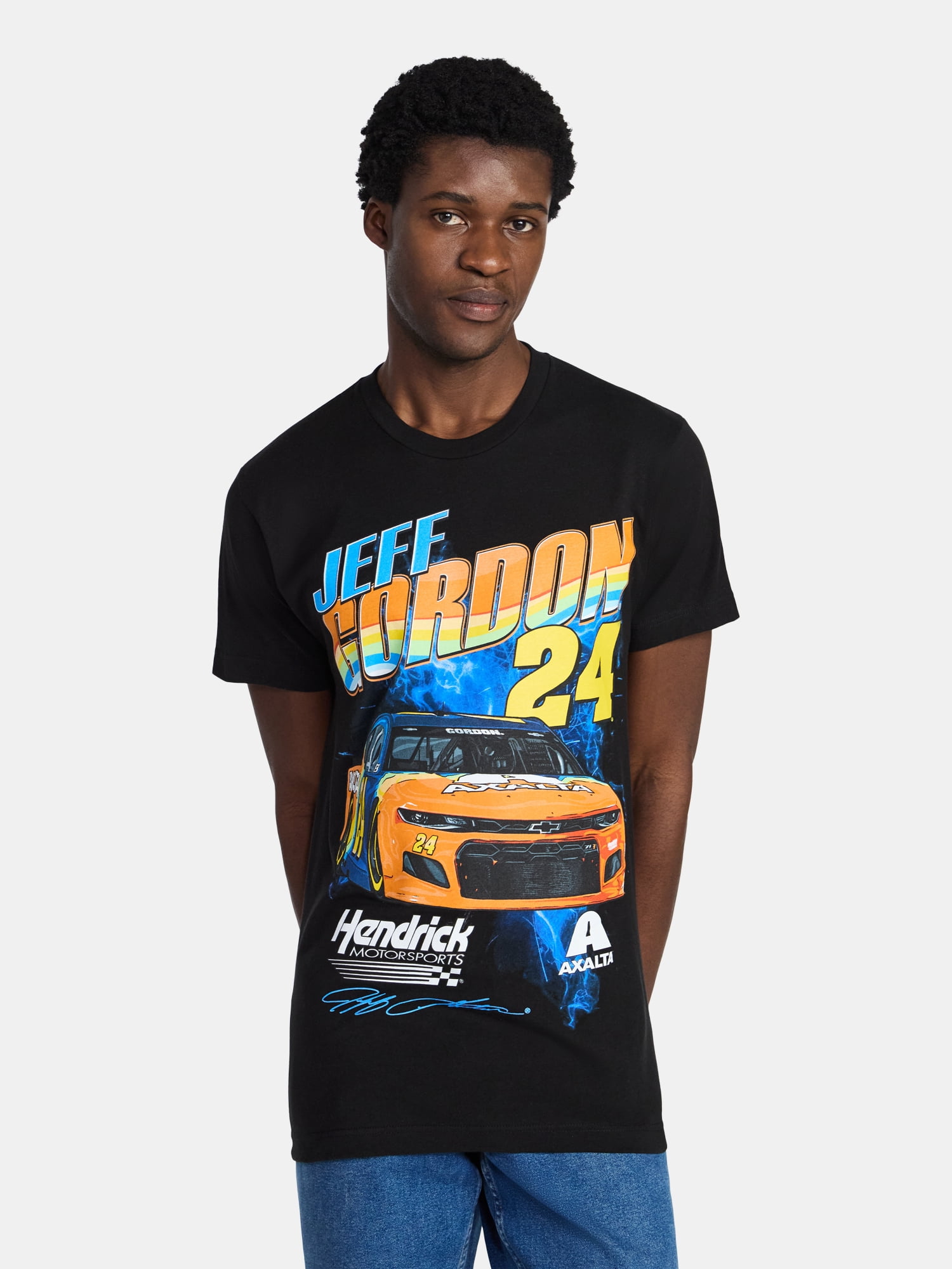 Jeff Gordon Men's and Big Men's Cotton Graphic Tee, Sizes S-3XL