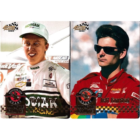 Jeff Gordon Ricky Craven 1995 Action Packed NASCAR racing cards