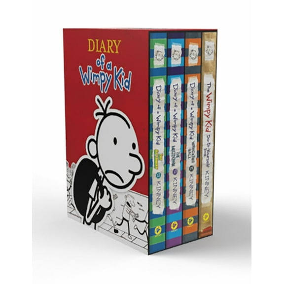 Jeff Kinney: Diary of a Wimpy Kid Box of Books 12-14 Plus the Wimpy Kid Do-It-Yourself Book: Hardcover Gift Set (Hardcover)