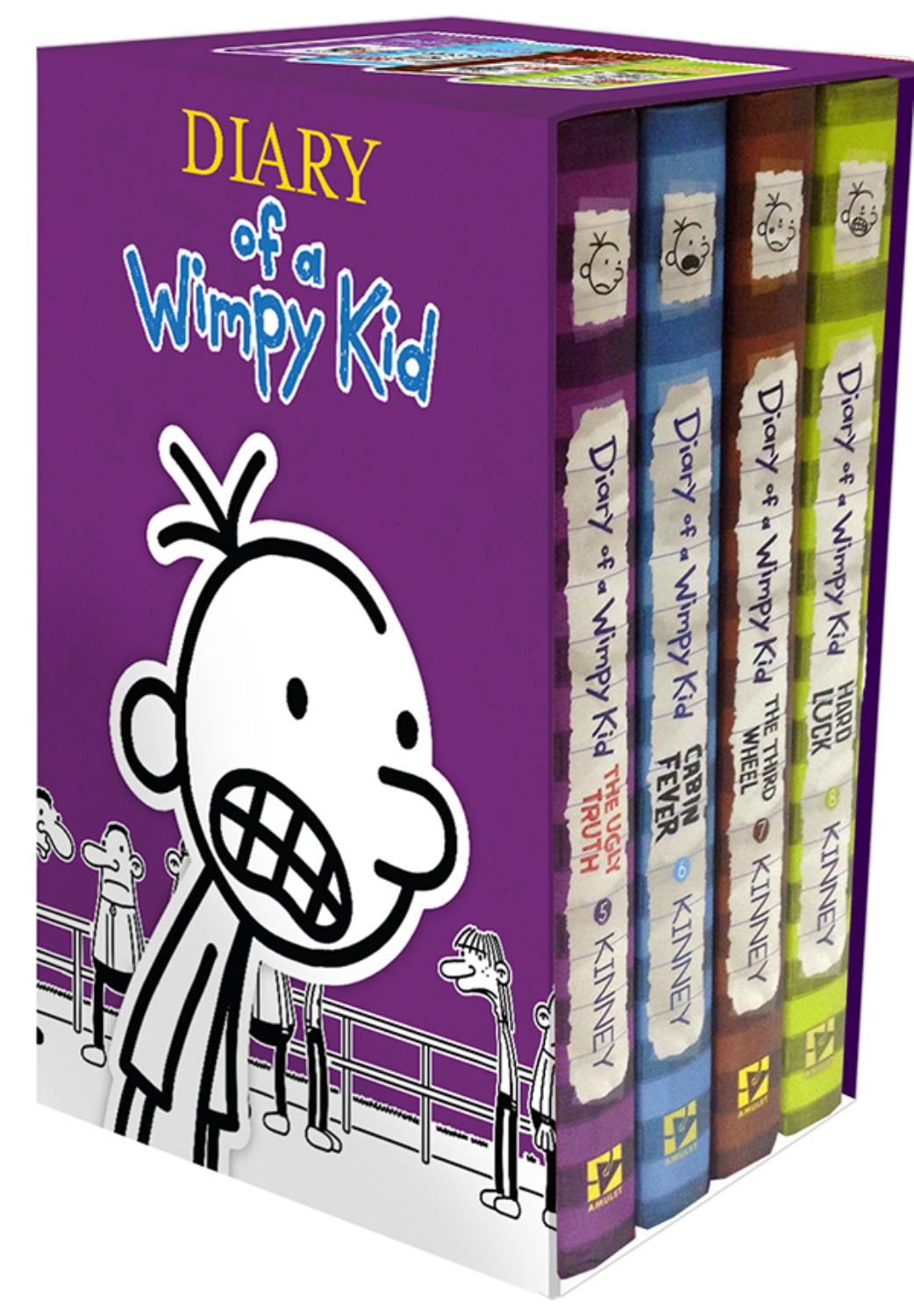 Diary of a Wimpy Kid Box of Books 5-8 Hardcover Gift Set: Ugly