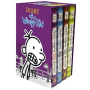 JEFF KINNEY Diary of a Wimpy Kid Box of Books 5-8 Hardcover Gift Set: Ugly Truth, Cabin Fever, the Third Wheel, Hard Luck (Hardcover)