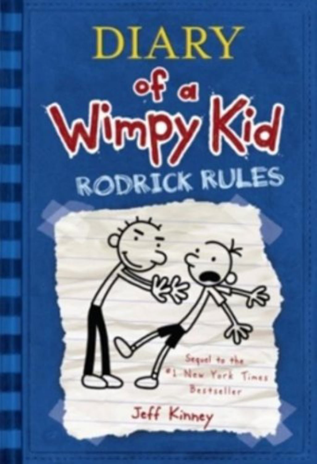 JEFF KINNEY Rodrick Rules: A Hilariously Awkward Sibling Showdown from the #1 International Bestselling Diary of a Wimpy Kid Series (Book 2) (Hardcover)