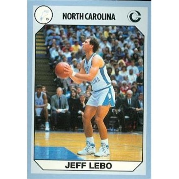 Jeff Lebo Basketball Card (North Carolina) 1990 Collegiate Collection No.74