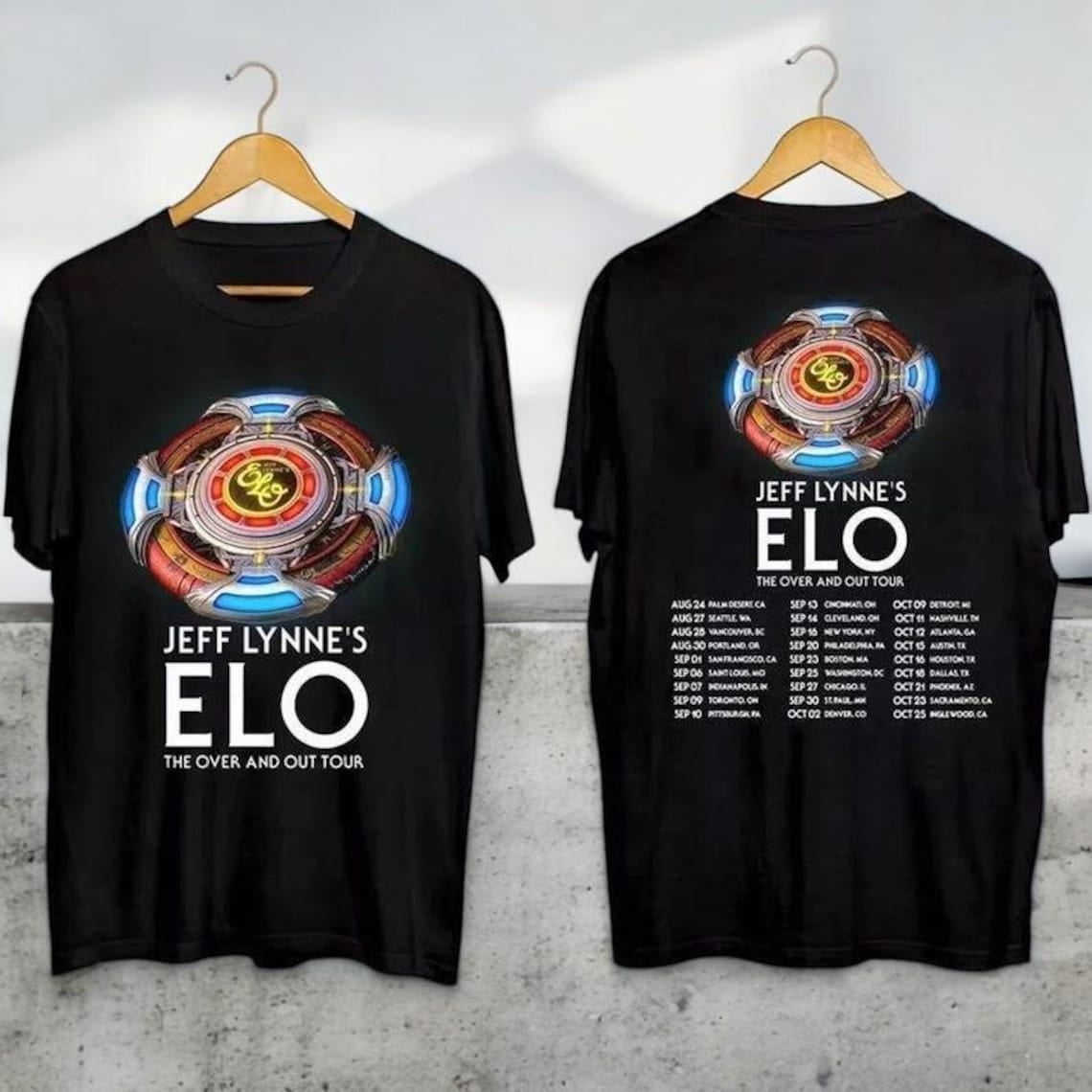 Jeff Lynne's ELO Over and Out FINAL Tour 2024 Shirt, Jeff Lynne's Elo