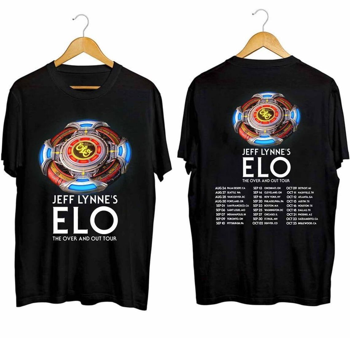 Jeff Lynne's ELO Over and Out FINAL Tour 2024 TShirt, Jeff Lynne's Elo