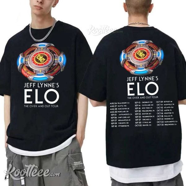 Jeff Lynne’s ELO The Over And Out Tour 2024 TShirt