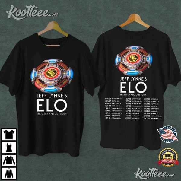 Jeff Lynne’s ELO The Over And Out Tour 2024 TShirt