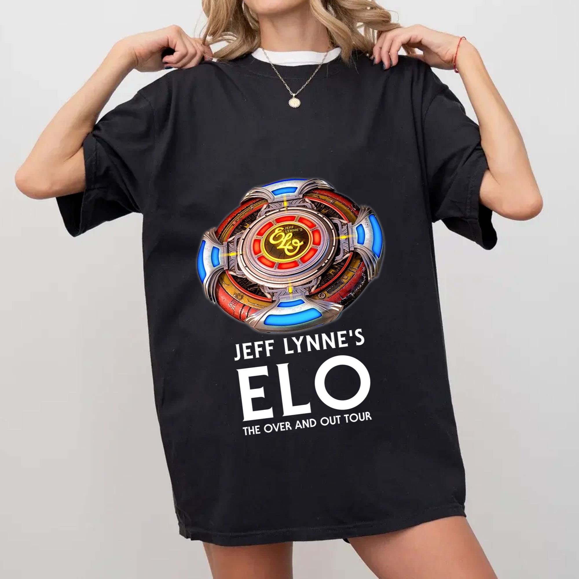 Jeff Lynne's ELO The Over and Out Tour 2024 Shirt, Jeff Lynne's ELO