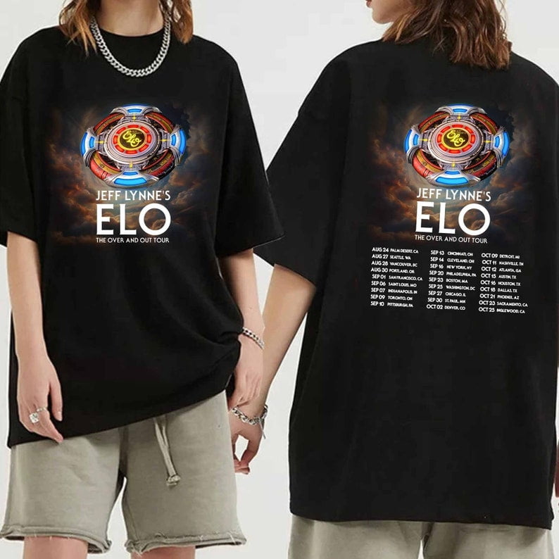 Jeff Lynne's ELO The Over and Out Tour 2024 Shirt, Jeff Lynne's ELO