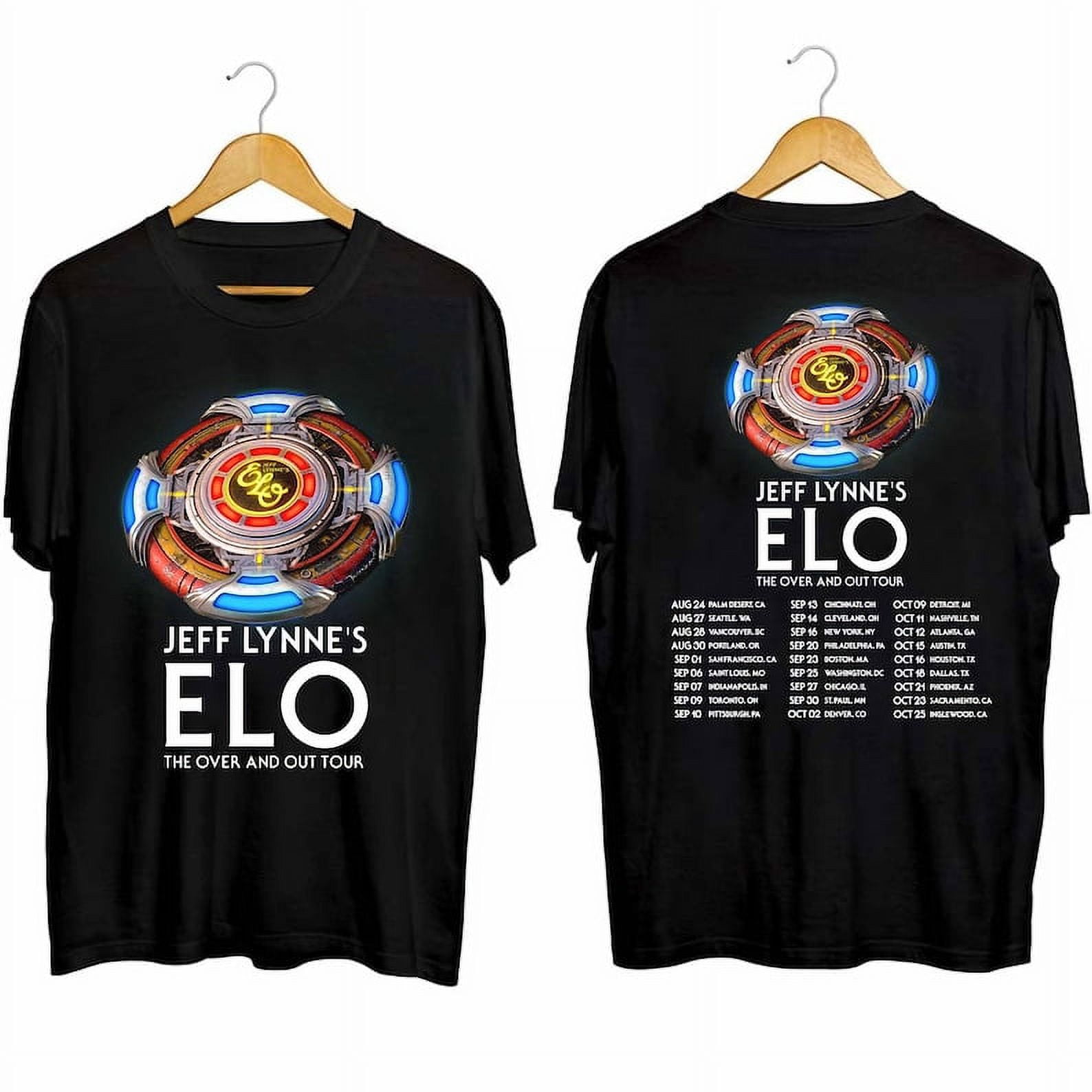 Jeff Lynne's ELO The Over and Out Tour 2024 Shirt, Jeff Lynne's ELO