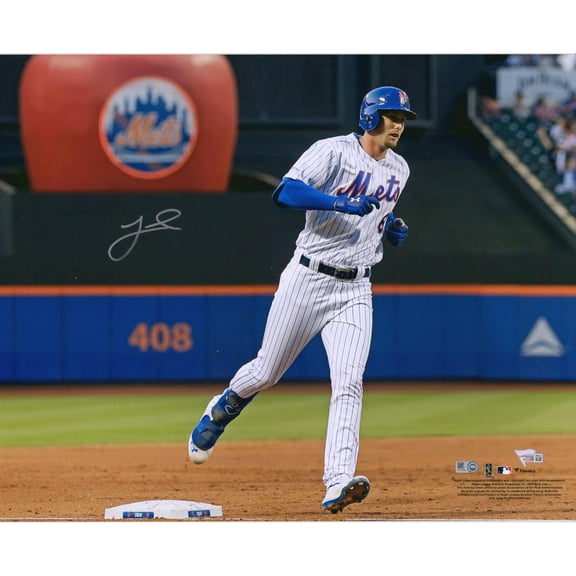 Jeff McNeil New York Mets Autographed 16" x 20" Apple Photograph - Fanatics Authentic Certified