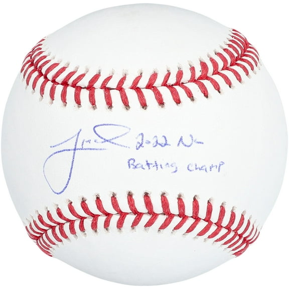Jeff McNeil New York Mets Autographed Baseball with "22 NL Batting Champ" Inscription - Fanatics Authentic Certified