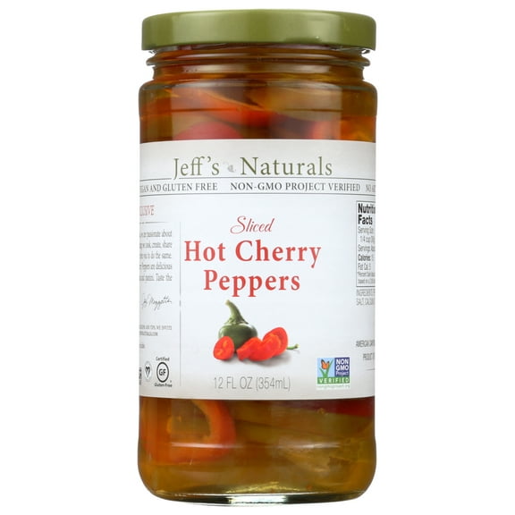 Jeff'S Natural Jeff'S Natural Hot Cherry Pepper Hot Cherry Pepper, 12 Oz