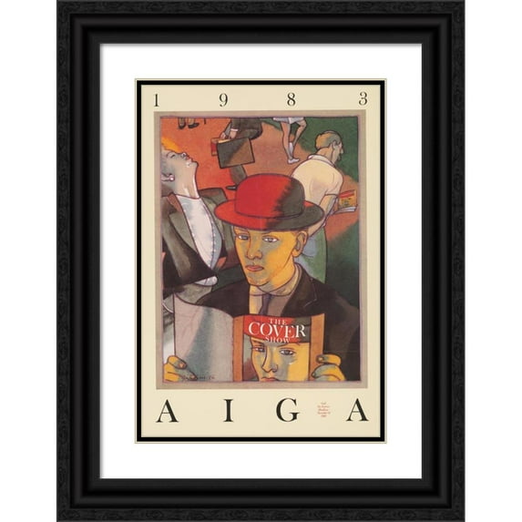 Jeff Smith 11x14 Black Ornate Wood Framed Double Matted Museum Art Print Titled: The Cover Show - 1983 (1983)