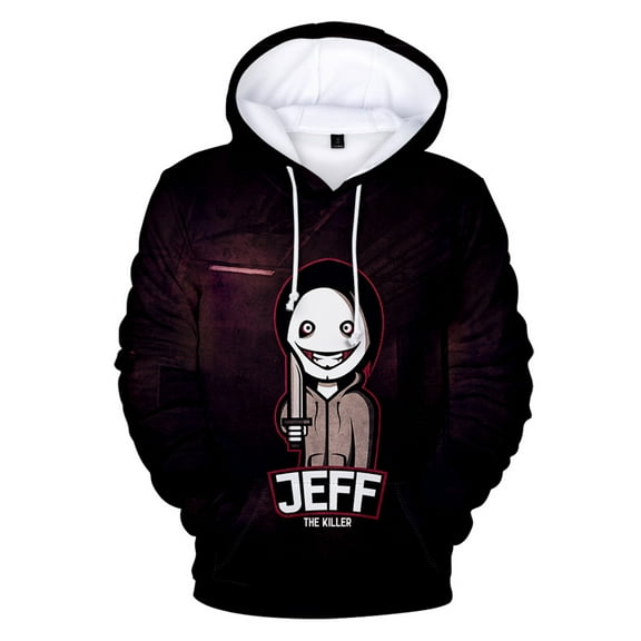 Jeff The Killer Hoodie Cosplay 3D Sweatshirt Men Women Pullover Casual Longsleeve