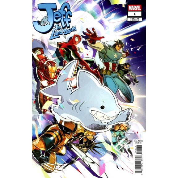 Jeff The Land Shark #1B VF ; Marvel Comic Book