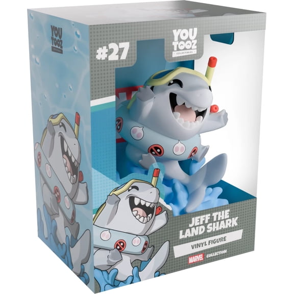 Jeff The Land Shark #27 Youtooz Marvel Collection - 4.2" Vinyl Figure in Window Box Display