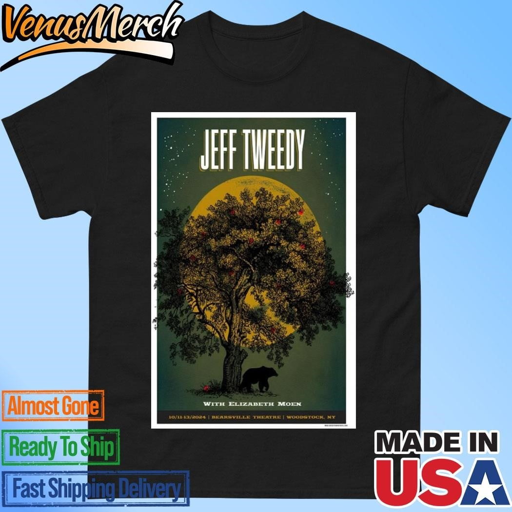 Jeff Tweedy Bearsville Theater Woodstock Ny Oct 11 2024 Show Poster