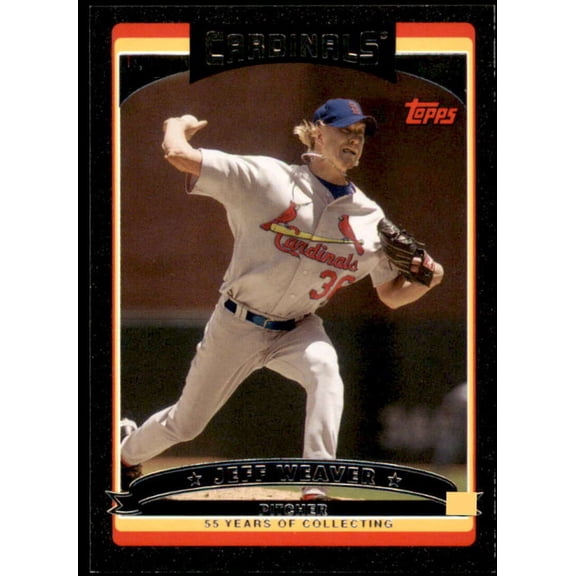 Jeff Weaver Card 2006 Topps Update Black #UH10