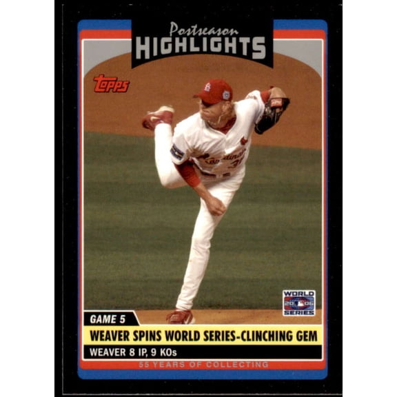 Jeff Weaver Card 2006 Topps Update Black #UH201