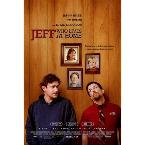 Jeff Who Lives At Home Movie Poster Metal Print 12"x16" 12x16 Square Adults Best Posters