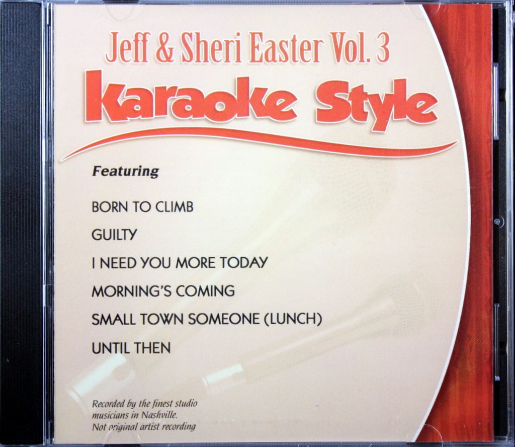 Jeff and Sheri Easter Volume 3 Daywind Christian Karaoke Style NEW CD+G 6 Songs