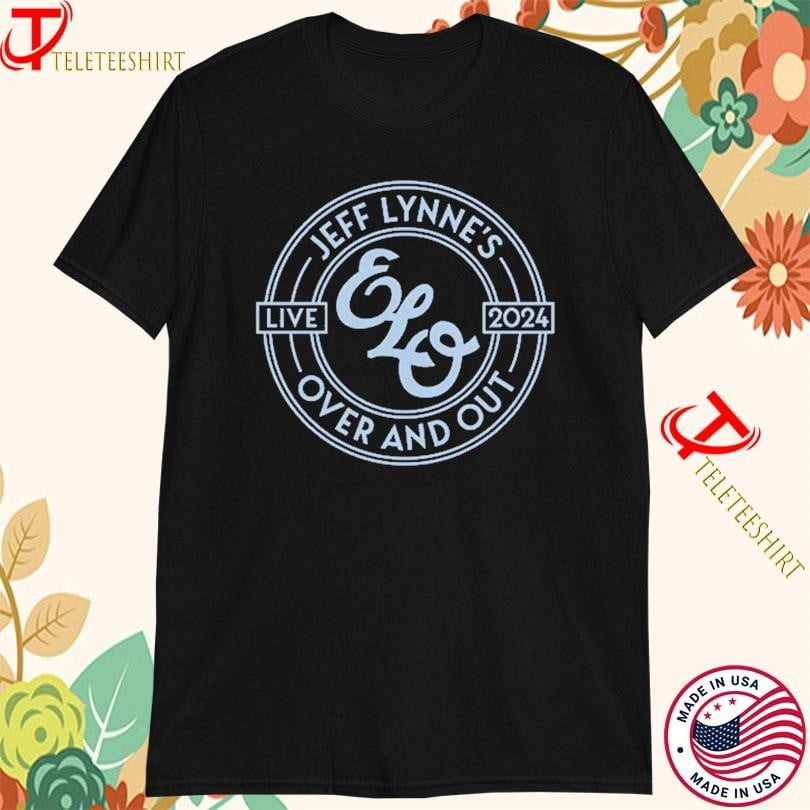 Jeff-lynnes-elo-over-and-out-live-2024-t-shirts-shirt - Walmart.com