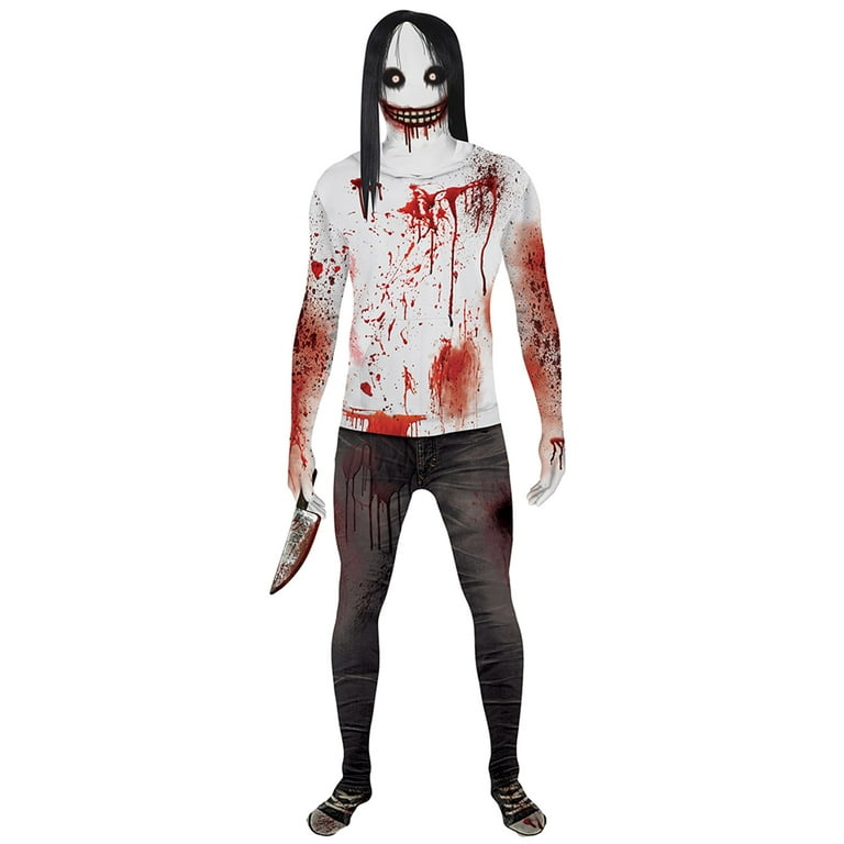 Jeff the Killer Adult Morphsuit Costume