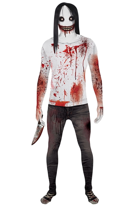 Jeff the Killer Adult Morphsuit Costume