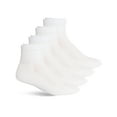 thumbnail image 1 of Jefferies, Adult Mens, 4-Pack Moisture Wicking Mid Quarter Socks, Sizes 10-13, 1 of 2