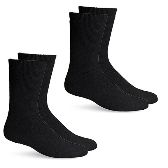 Jefferies Mens Socks Merino Wool Cold Weather Thermal Crew Boot 2 Pack