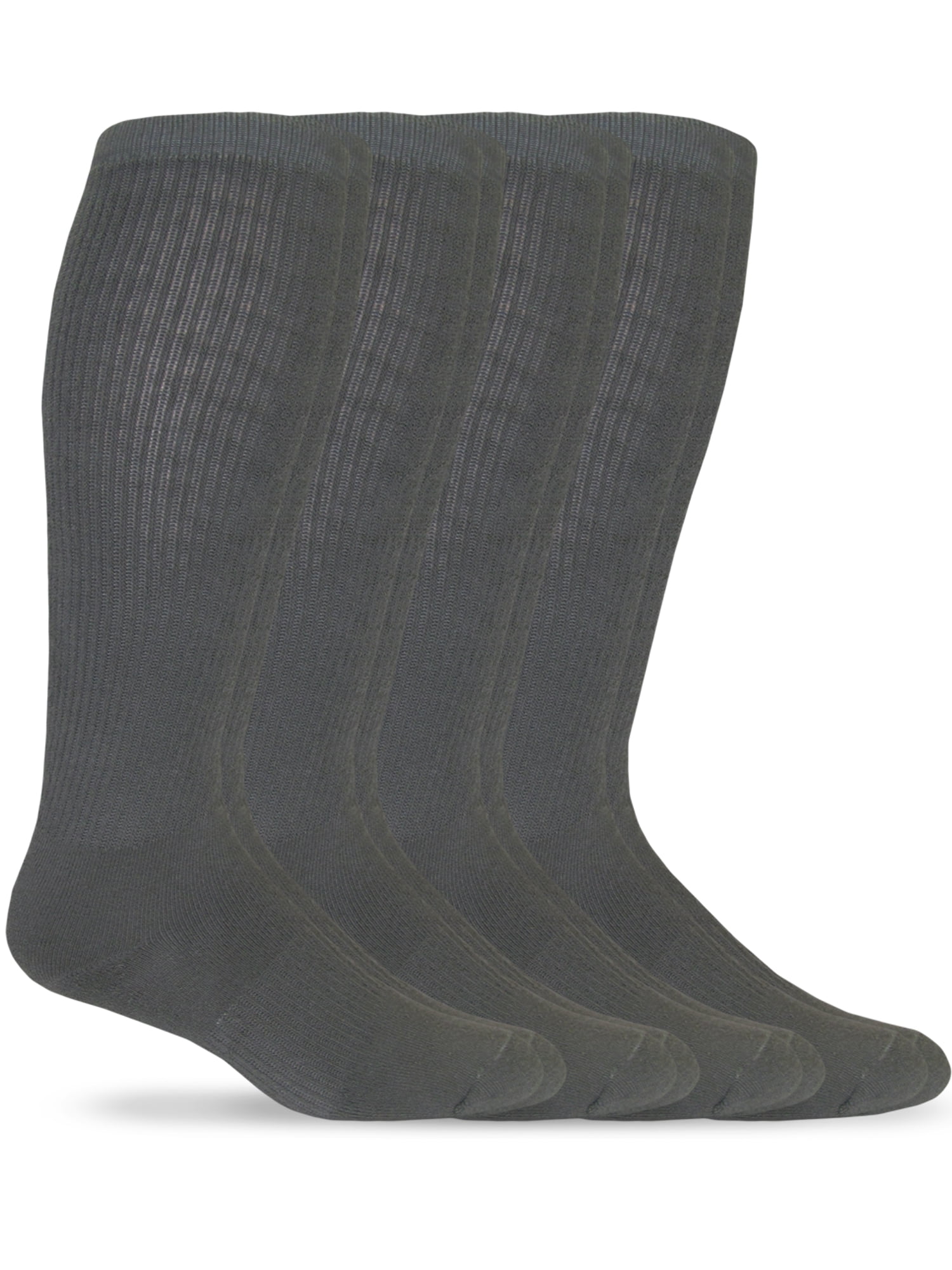 Jefferies Socks, Adult Mens, 4Pack Merino Wool Calf Crew Socks, Sizes